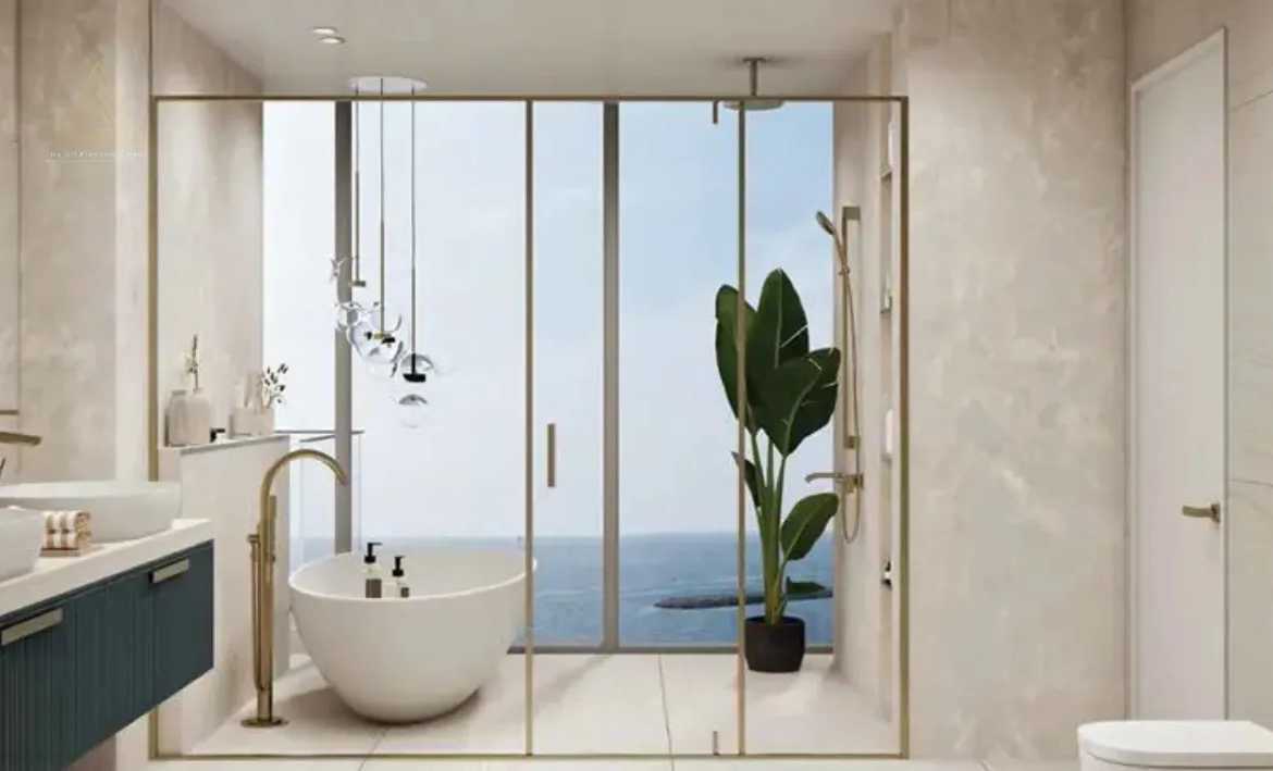 Hatimi Residences by Fakhruddin at Dubai Islandsهاتيمي ريزيدنسز من فخر الدين في جزر دبيbathroom