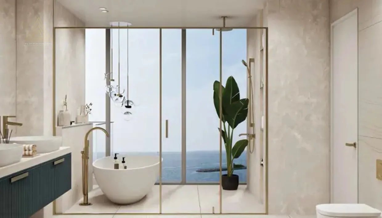 Hatimi Residences by Fakhruddin at Dubai Islandsهاتيمي ريزيدنسز من فخر الدين في جزر دبيbathroom