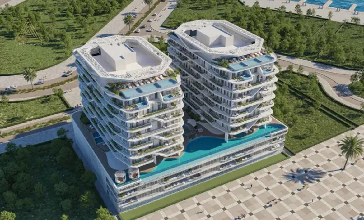 Hatimi Residences by Fakhruddin at Dubai Islandsهاتيمي ريزيدنسز من فخر الدين في جزر دبيbuilding