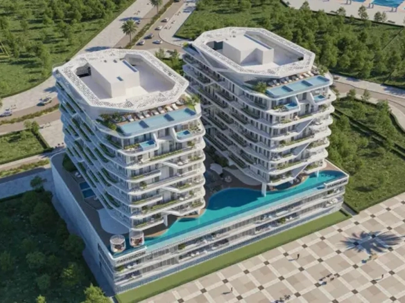 Hatimi Residences by Fakhruddin at Dubai Islandsهاتيمي ريزيدنسز من فخر الدين في جزر دبيbuilding