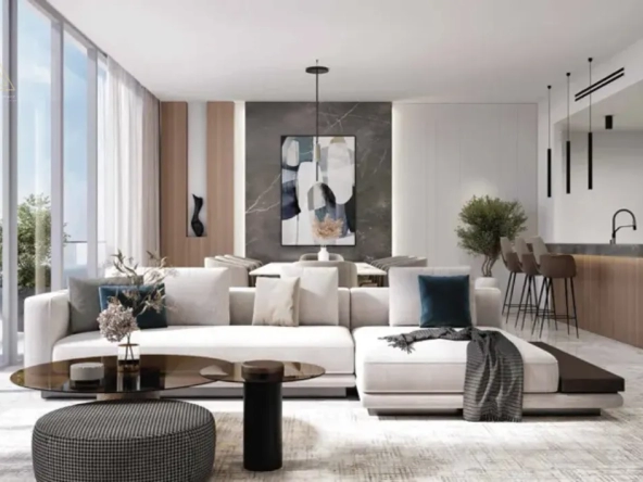 Hatimi Residences by Fakhruddin at Dubai Islandsهاتيمي ريزيدنسز من فخر الدين في جزر دبيliving area