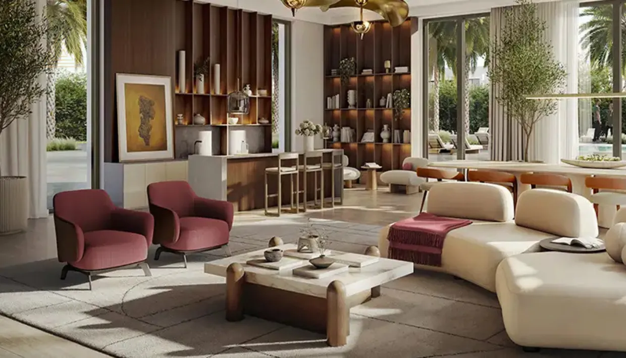 Kaia at The Valley by Emaar Propertiesكايا في ذا فالي من إعمار العقاريةliving