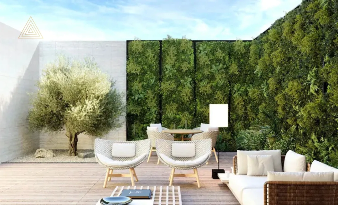 Mag 22 Townhouses at Meydan District 7, MBR City Dubaiماج 22 تاون هاوس في منطقة الميدان 7، مدينة محمد بن راشد، دبيoutdoor seating
