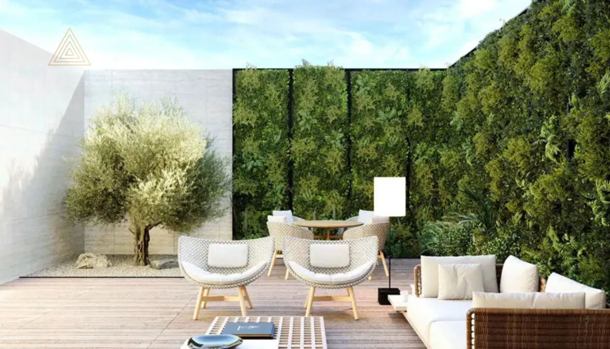 Mag 22 Townhouses at Meydan District 7, MBR City Dubaiماج 22 تاون هاوس في منطقة الميدان 7، مدينة محمد بن راشد، دبيoutdoor seating