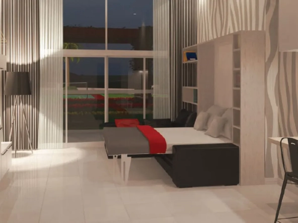 Miraclz by Danube Properties at Arjan, Dubaiميراكلز من دانوب العقارية في أرجان، دبيbedroom