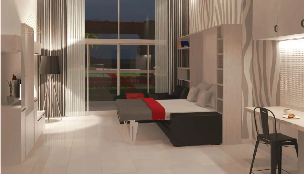 Miraclz by Danube Properties at Arjan, Dubaiميراكلز من دانوب العقارية في أرجان، دبيbedroom