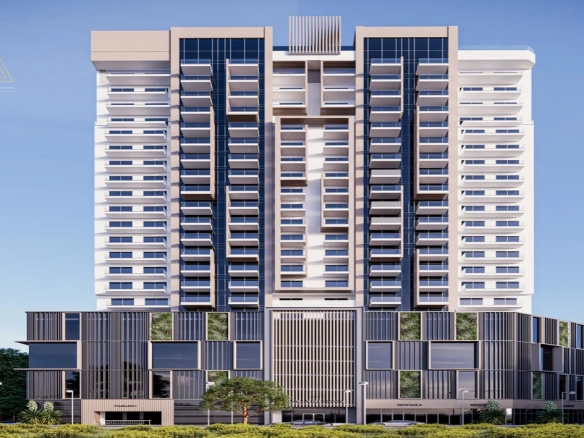 Q Gardens Lofts 2 at JVC, Dubai by AYS Developerكيو جاردنز لوفتس 2 في قرية جميرا الدائرية، دبي من أيس المطورbuilding