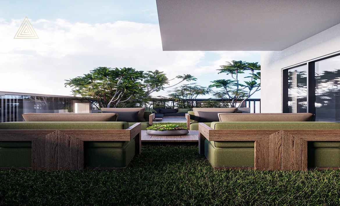 Q Gardens Lofts 2 at JVC, Dubai by AYS Developerكيو جاردنز لوفتس 2 في قرية جميرا الدائرية، دبي من أيس المطورrooftop
