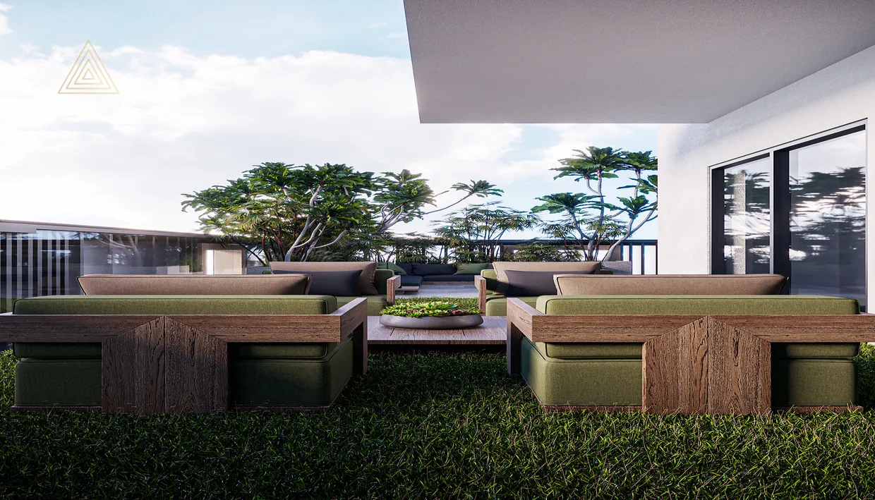 Q Gardens Lofts 2 at JVC, Dubai by AYS Developerكيو جاردنز لوفتس 2 في قرية جميرا الدائرية، دبي من أيس المطورrooftop