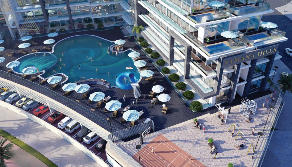 Samana Hills at Arjan, Dubailand by Samana Developersسمانا هيلز في أرجان، دبي لاند من شركة سمانا للتطوير العقاريbuilding