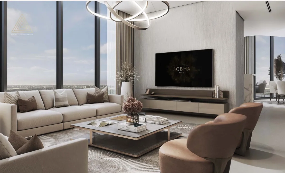 Sobha Solis at Motor City by Sobha Realtyسوبها سوليس في موتور سيتي من شركة سوبها العقاريةliving