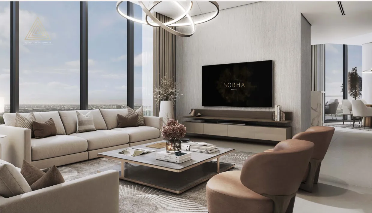 Sobha Solis at Motor City by Sobha Realtyسوبها سوليس في موتور سيتي من شركة سوبها العقاريةliving