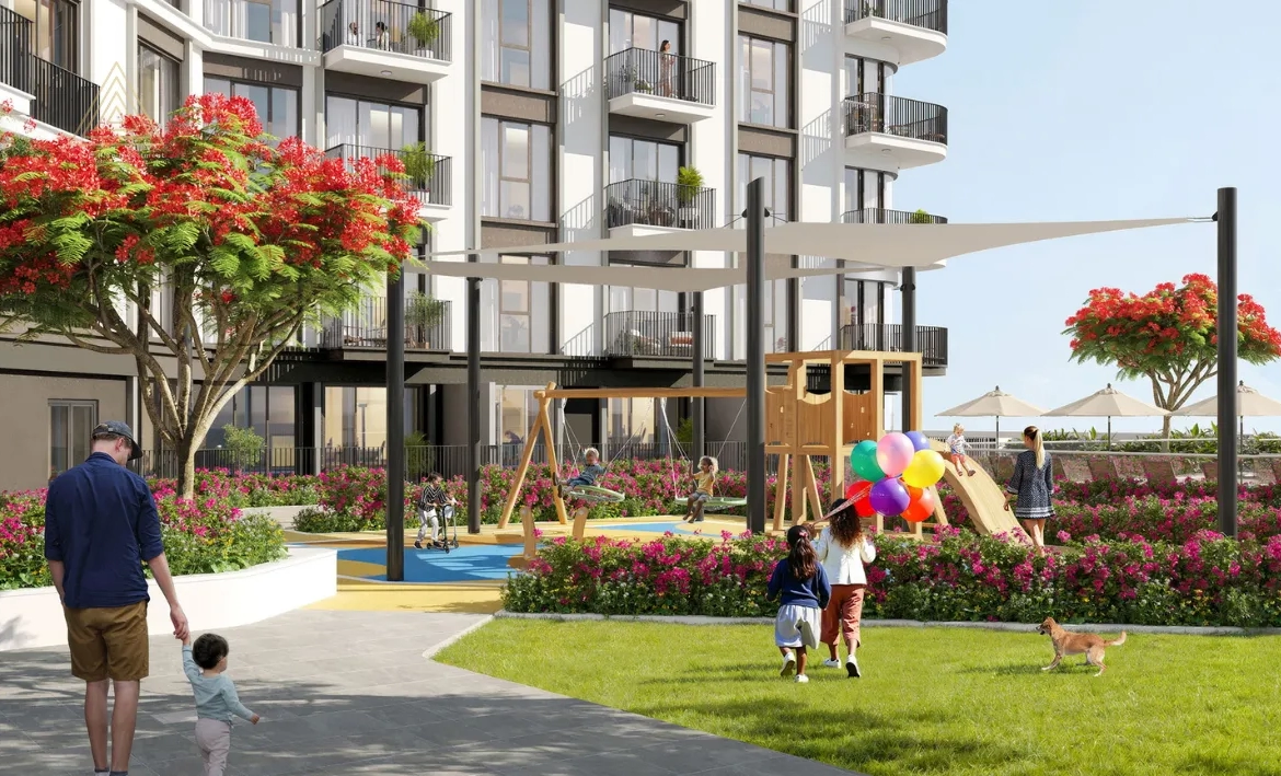 The Baltimore at Town Square Dubai by Nshamaذا بالتيمور في تاون سكوير دبي من نشاماkids play area