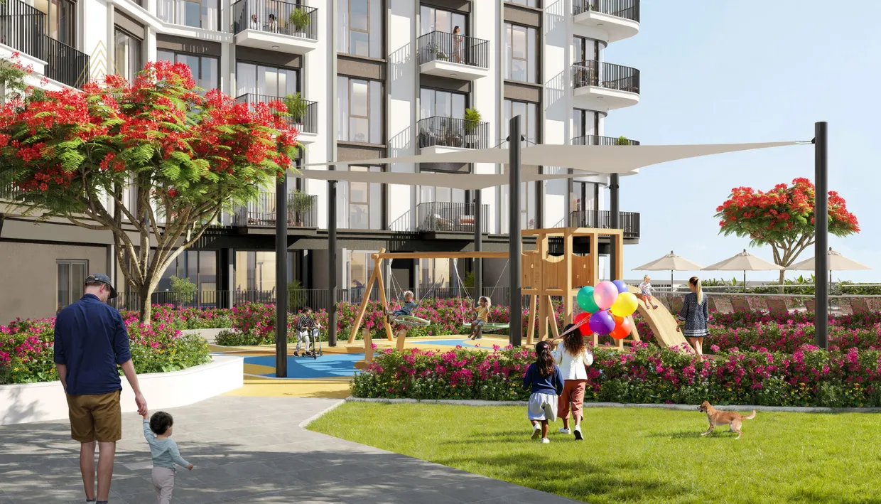 The Baltimore at Town Square Dubai by Nshamaذا بالتيمور في تاون سكوير دبي من نشاماkids play area