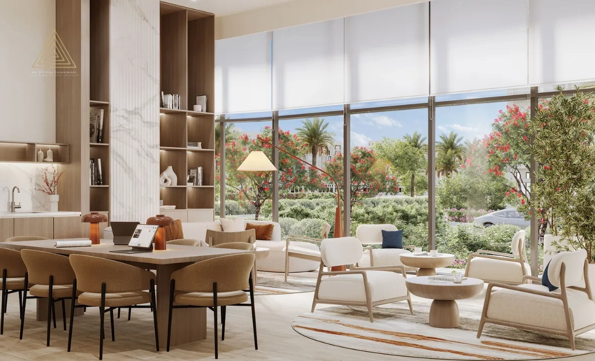 The Baltimore at Town Square Dubai by Nshamaذا بالتيمور في تاون سكوير دبي من نشاماliving area