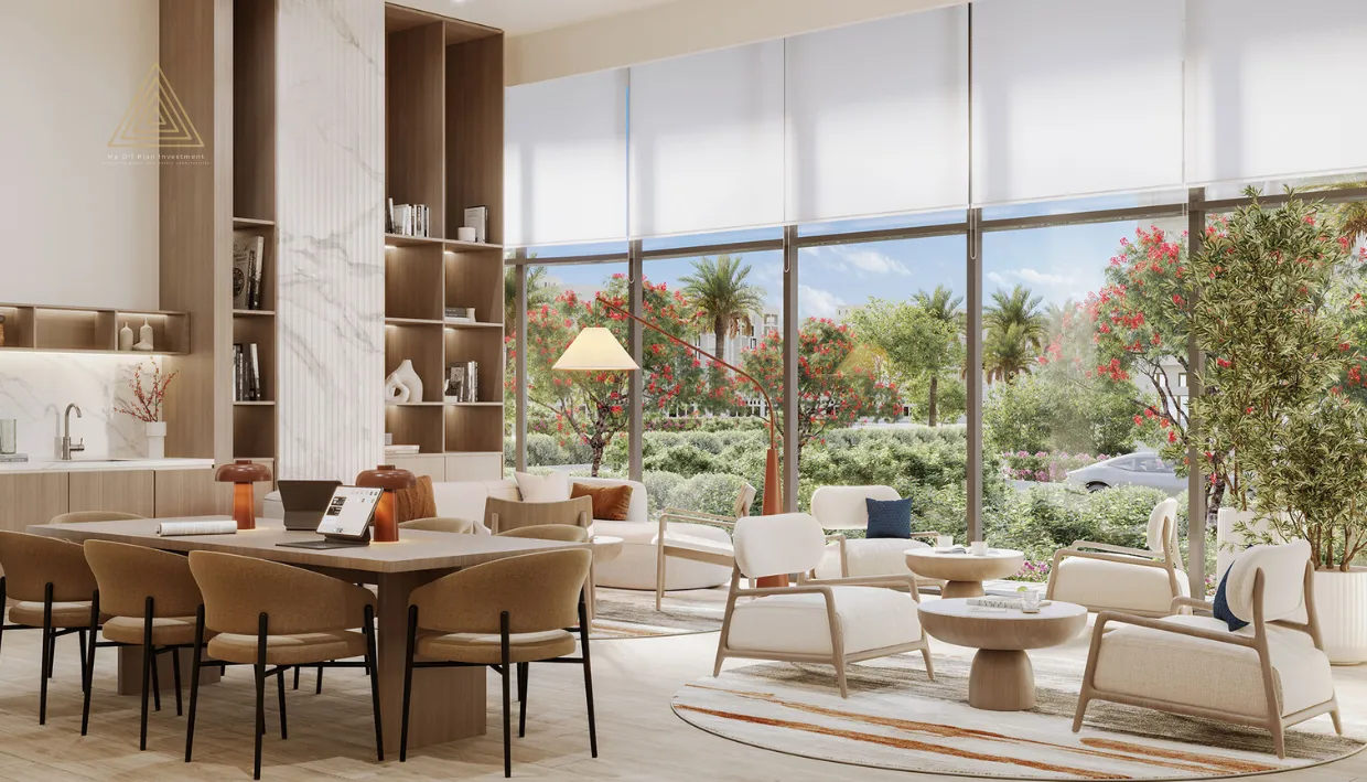 The Baltimore at Town Square Dubai by Nshamaذا بالتيمور في تاون سكوير دبي من نشاماliving area