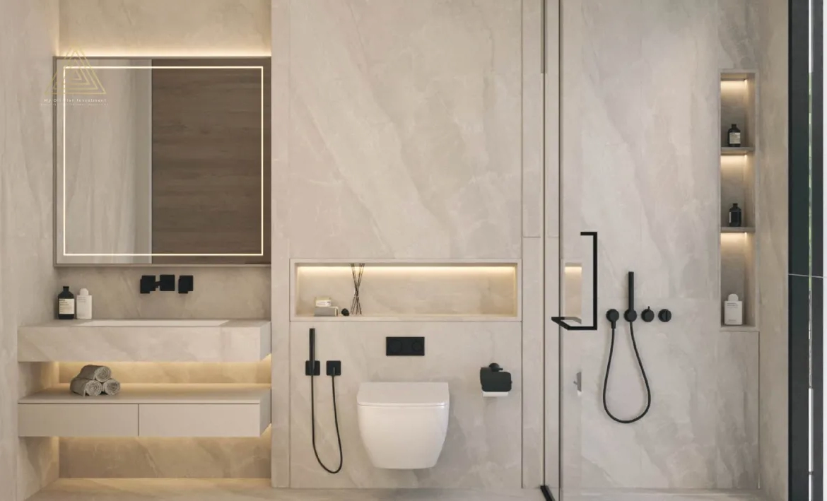The Boulevard by Prestige One at Dubailand Residence Complexالبوليفارد من برستيج وان في مجمع دبي لاند السكنيbathroom