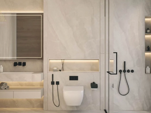 The Boulevard by Prestige One at Dubailand Residence Complexالبوليفارد من برستيج وان في مجمع دبي لاند السكنيbathroom