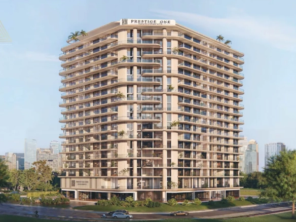 The Boulevard by Prestige One at Dubailand Residence Complexالبوليفارد من برستيج وان في مجمع دبي لاند السكنيbuilding