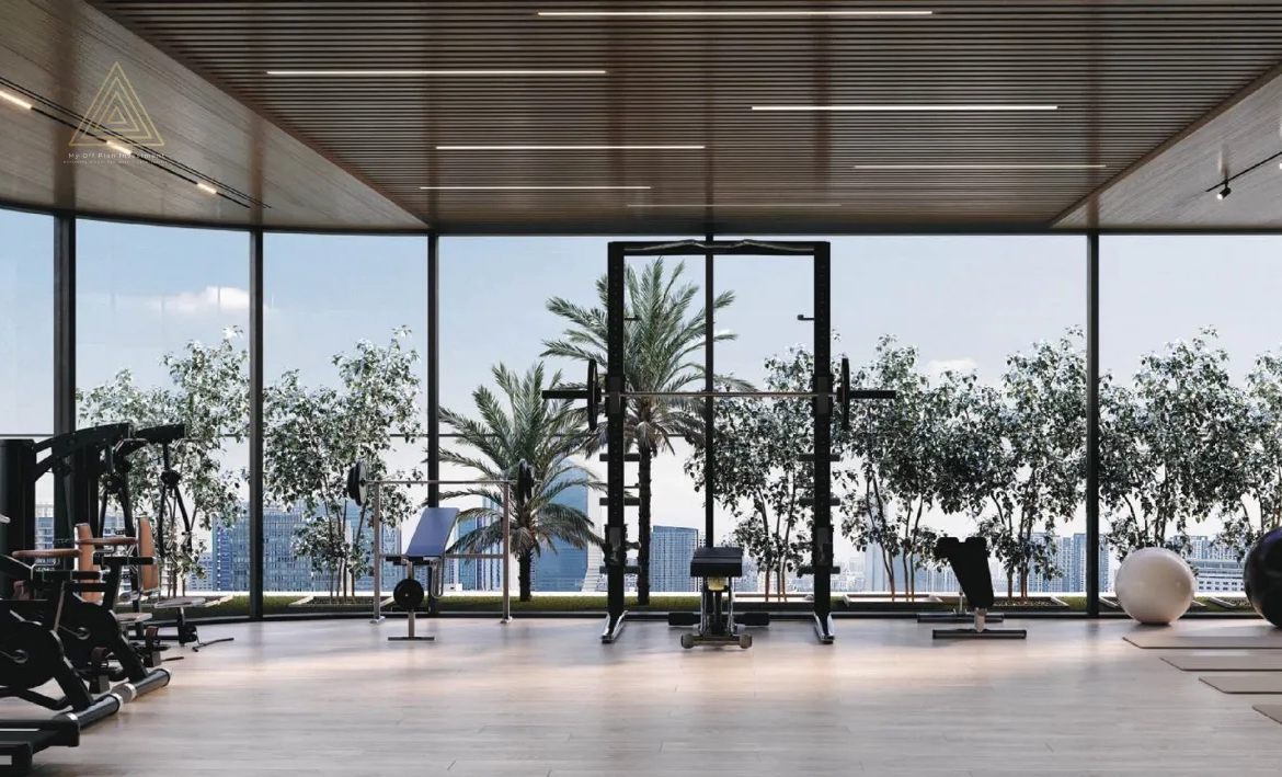 The Boulevard by Prestige One at Dubailand Residence Complexالبوليفارد من برستيج وان في مجمع دبي لاند السكنيgym