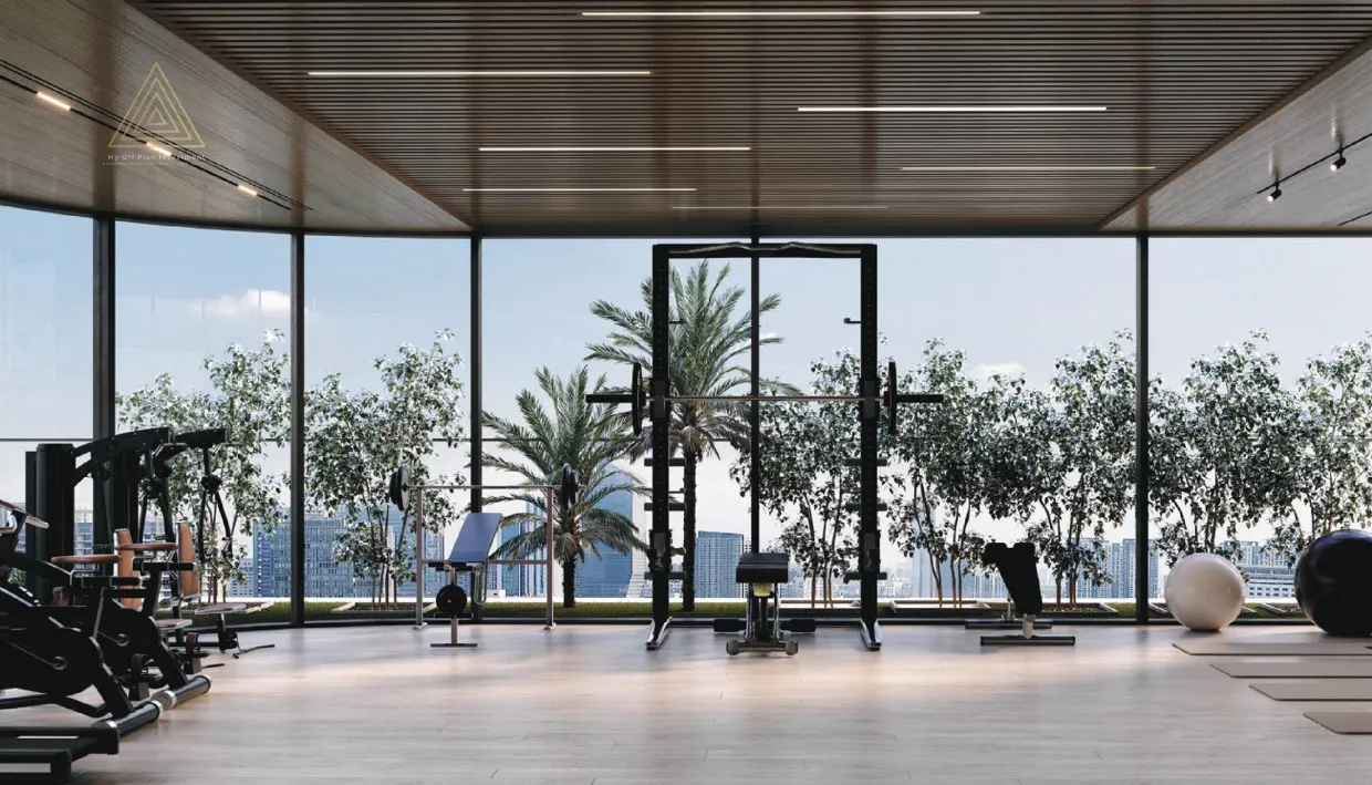 The Boulevard by Prestige One at Dubailand Residence Complexالبوليفارد من برستيج وان في مجمع دبي لاند السكنيgym