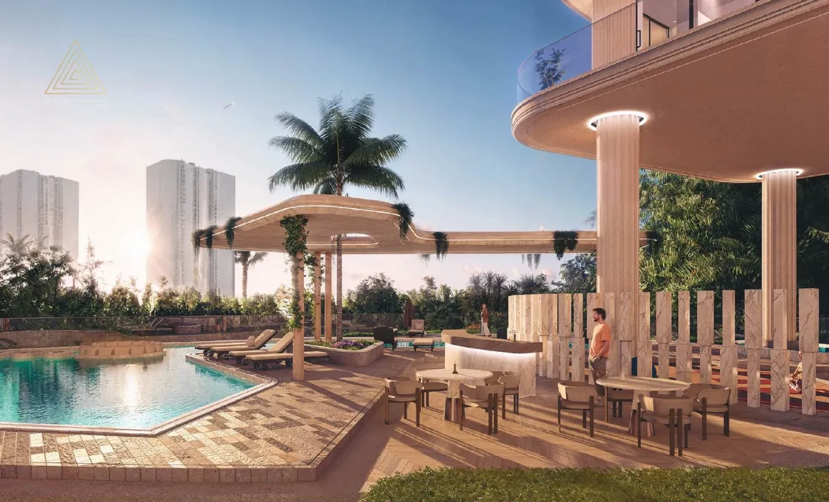 The Boulevard by Prestige One at Dubailand Residence Complexالبوليفارد من برستيج وان في مجمع دبي لاند السكنيoutdoor seating