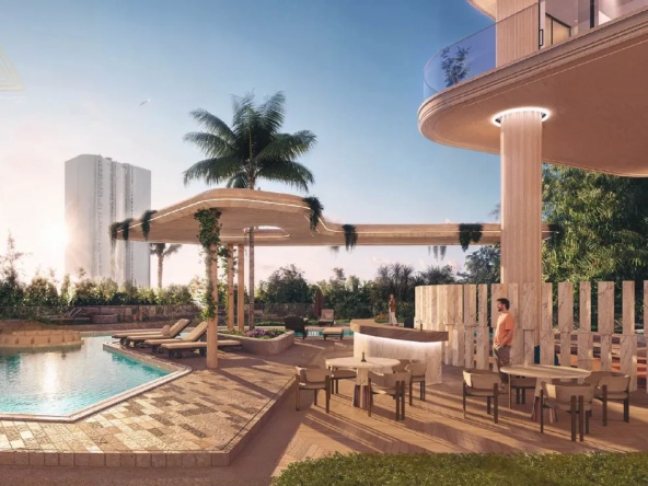 The Boulevard by Prestige One at Dubailand Residence Complexالبوليفارد من برستيج وان في مجمع دبي لاند السكنيoutdoor seating