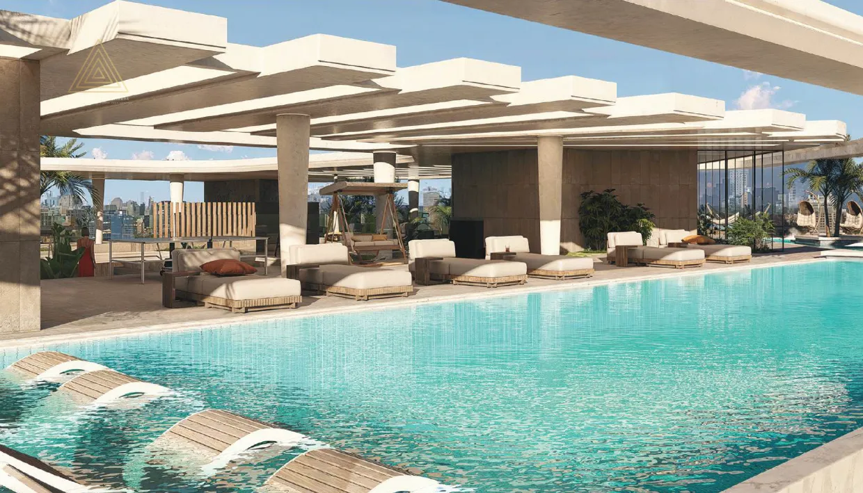The Boulevard by Prestige One at Dubailand Residence Complexالبوليفارد من برستيج وان في مجمع دبي لاند السكنيswiming pool