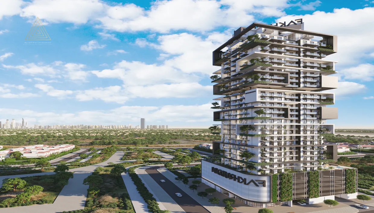 Treppan Tower at JVT, Dubai by Fakhruddin Propertiesبرج تريبان في قرية جميرا الدائرية، دبي من تصميم فخر الدين العقاريةbuilding