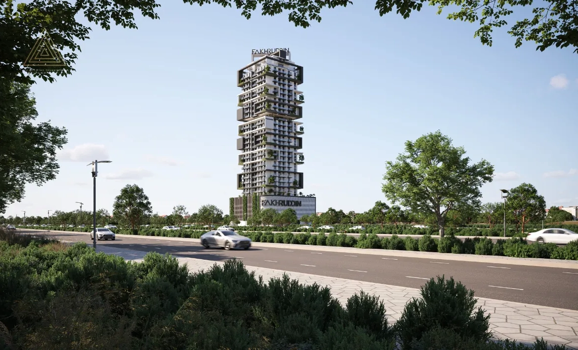 Treppan Tower at JVT, Dubai by Fakhruddin Propertiesبرج تريبان في قرية جميرا الدائرية، دبي من تصميم فخر الدين العقارية