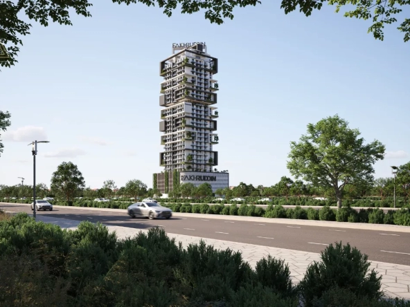 Treppan Tower at JVT, Dubai by Fakhruddin Propertiesبرج تريبان في قرية جميرا الدائرية، دبي من تصميم فخر الدين العقارية