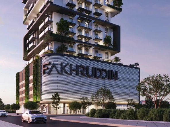 Treppan Tower at JVT, Dubai by Fakhruddin Propertiesبرج تريبان في قرية جميرا الدائرية، دبي من تصميم فخر الدين العقاريةentrance