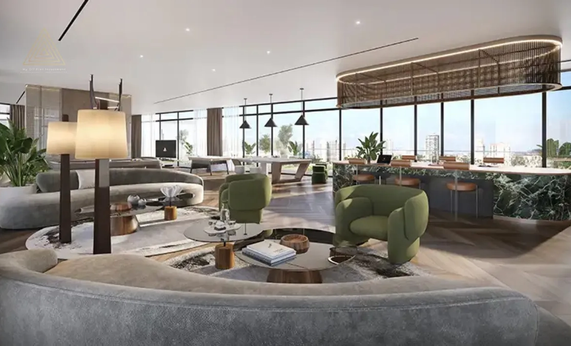 Verano by Prescott at Studio City, Dubailandفيرانو من تصميم بريسكوت في ستوديو سيتي، دبي لاندliving