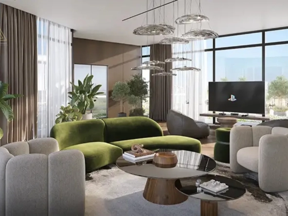 Verano by Prescott at Studio City, Dubailandفيرانو من تصميم بريسكوت في ستوديو سيتي، دبي لاندliving area