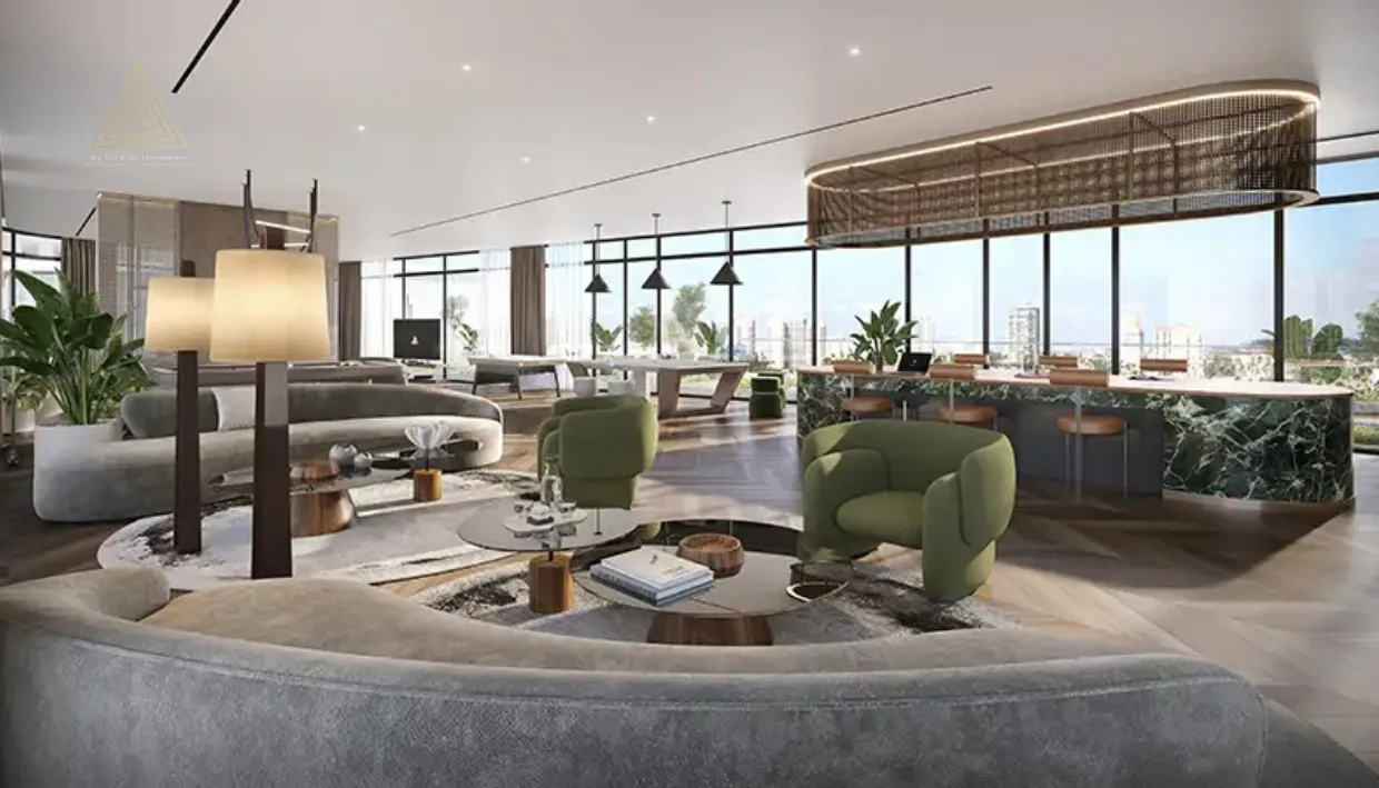 Verano by Prescott at Studio City, Dubailandفيرانو من تصميم بريسكوت في ستوديو سيتي، دبي لاندliving