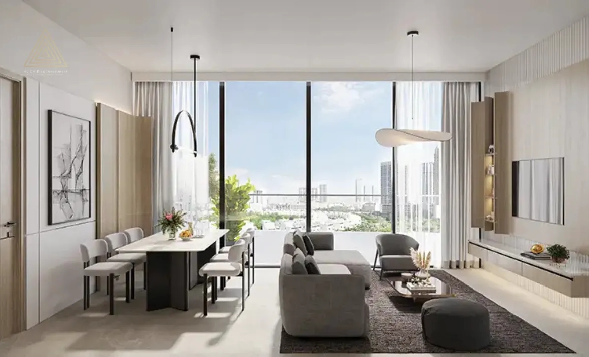 Verano by Prescott at Studio City, Dubailandفيرانو من تصميم بريسكوت في ستوديو سيتي، دبي لاندtv lounge