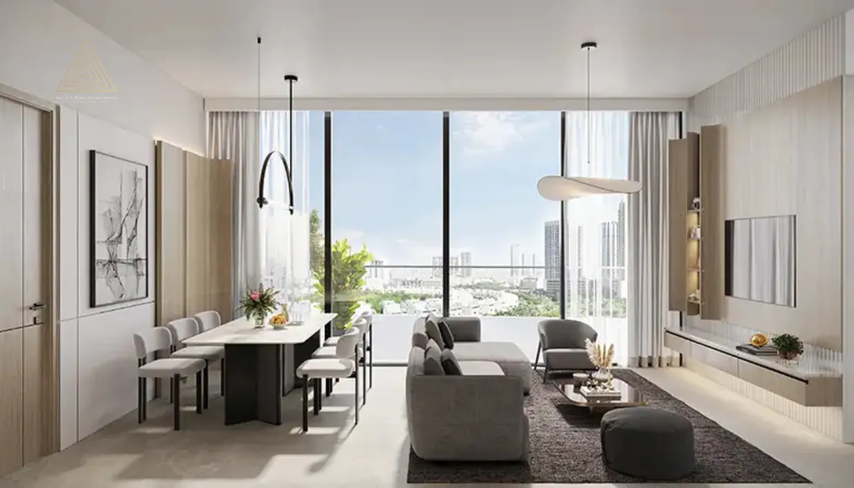 Verano by Prescott at Studio City, Dubailandفيرانو من تصميم بريسكوت في ستوديو سيتي، دبي لاندtv lounge