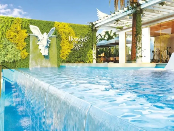 Vincitore Volare at Arjan by Vincitore Developmentفينسيتور فولاري في أرجان من شركة فينسيتور للتطويرinfinity pool
