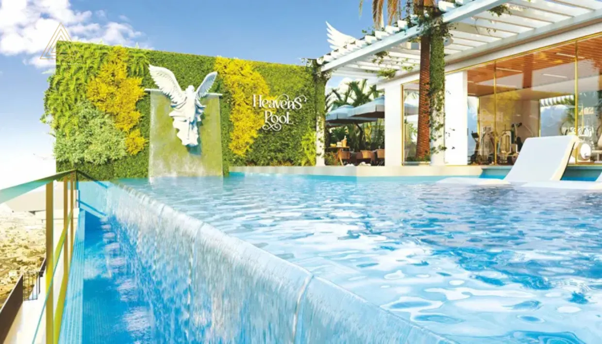 Vincitore Volare at Arjan by Vincitore Developmentفينسيتور فولاري في أرجان من شركة فينسيتور للتطويرinfinity pool