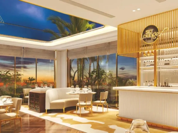 Vincitore Volare at Arjan by Vincitore Developmentفينسيتور فولاري في أرجان من شركة فينسيتور للتطويرsky lounge