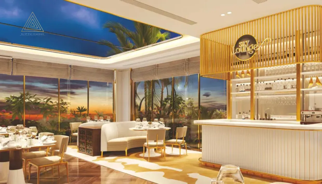 Vincitore Volare at Arjan by Vincitore Developmentفينسيتور فولاري في أرجان من شركة فينسيتور للتطويرsky lounge