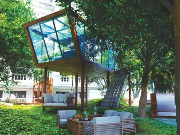 Vincitore Volare at Arjan by Vincitore Developmentفينسيتور فولاري في أرجان من شركة فينسيتور للتطويرtree house