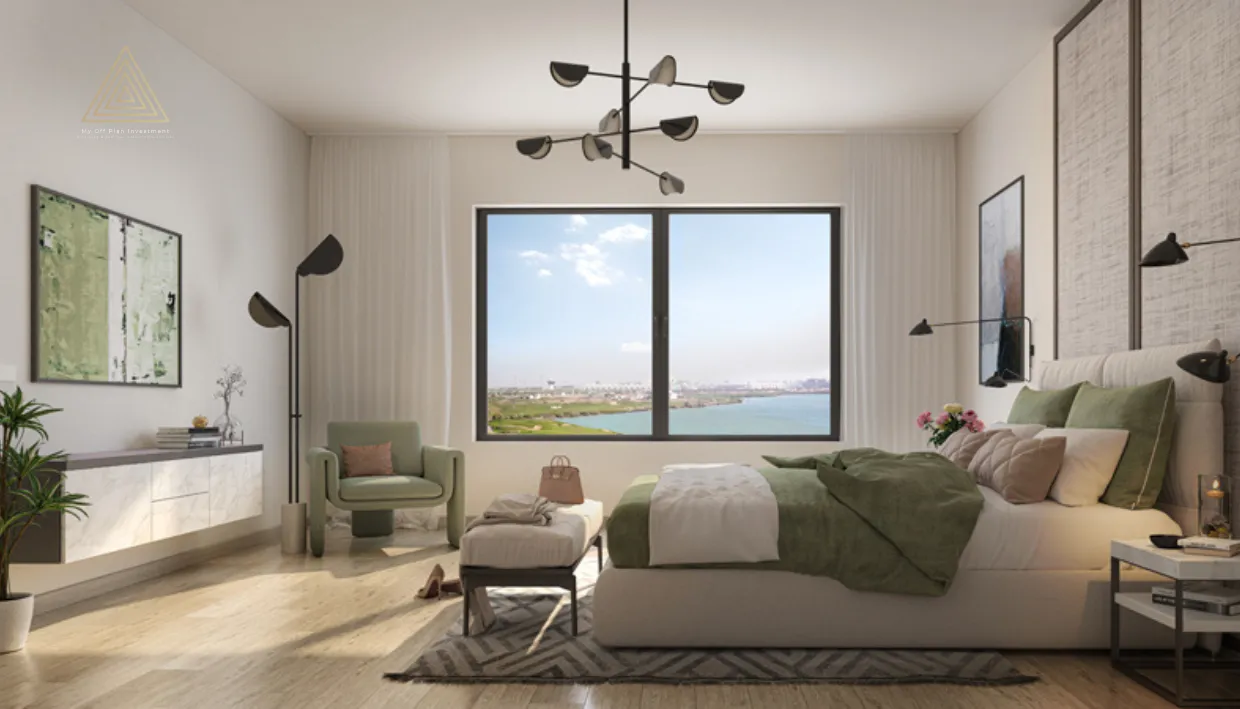 Yas Golf Collection Residences at Yas Island by Aldar Propertiesياس جولف كوليكشن ريزيدنسز في جزيرة ياس من الدار العقاريةbedroom