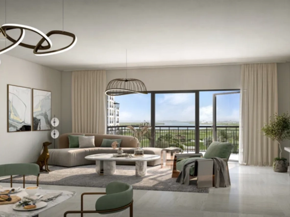 Yas Golf Collection Residences at Yas Island by Aldar Propertiesياس جولف كوليكشن ريزيدنسز في جزيرة ياس من الدار العقاريةliving