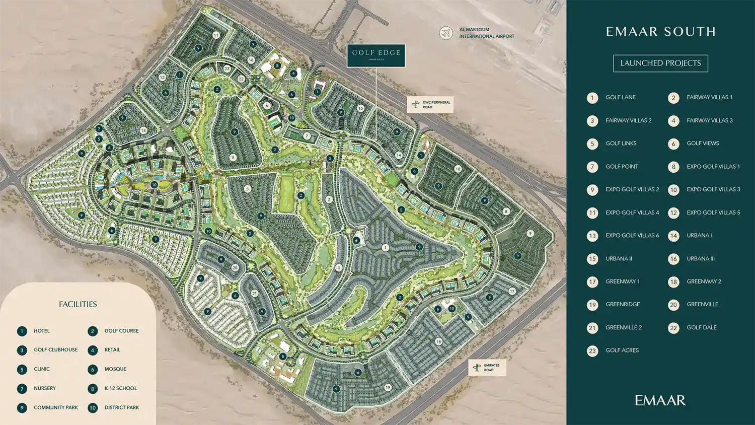 Golf Edge by Emaar Properties at Emaar South, Dubai