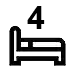 4 Bedroom Icon