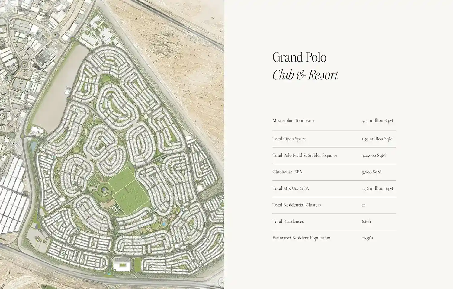 Grand Polo - Montura 3 by Emaar - Master Plan