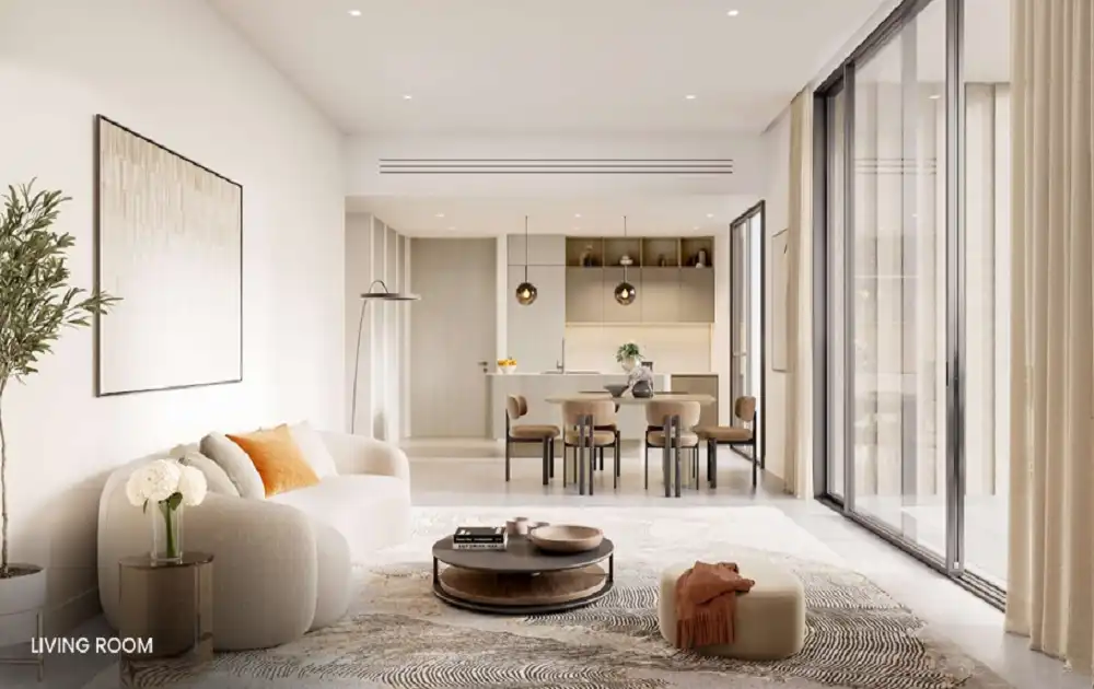 Tara Park at Reem Island Living & Dinning Area